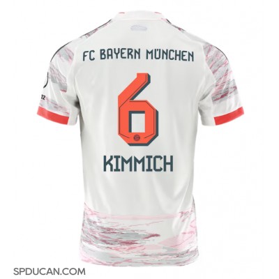 Muški Nogometni Dres Bayern Munich Joshua Kimmich #6 Gostujuci 2025-26 Kratak Rukav Muški Nogometni Dres Bayern Munich Joshua Kimmich #6 Gostujuci 2025-26 Kratak Rukav